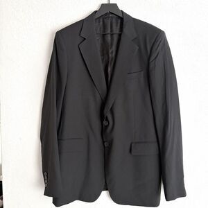 Gucci Uniform Mens Black Suit Jacket Size 52 (42R US)